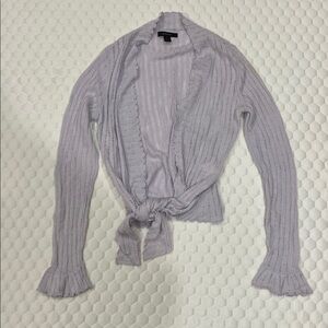 Express size small tie sweater top